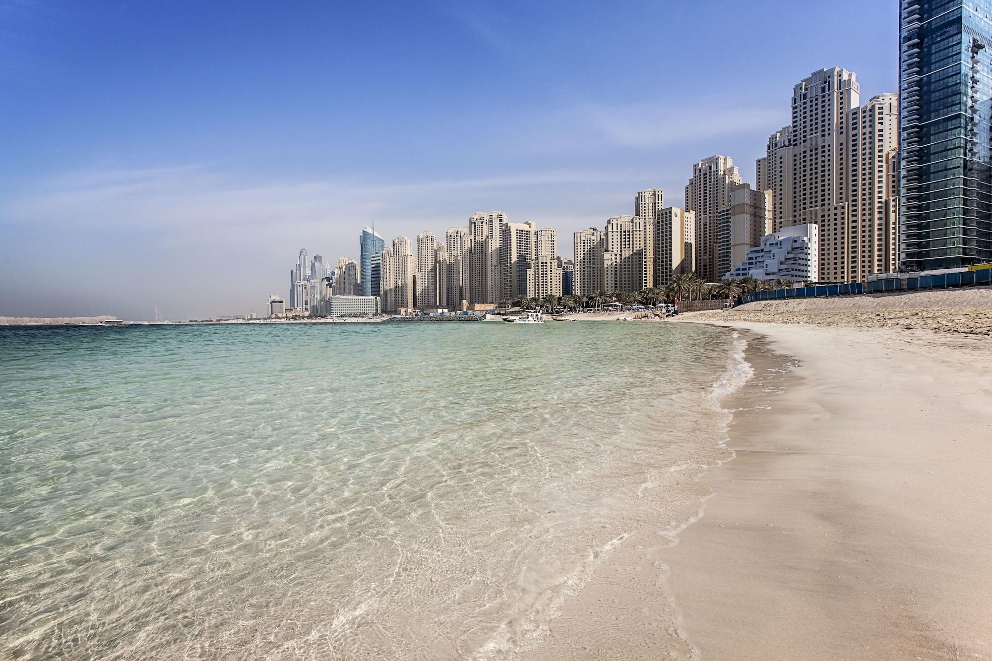 Hilton Dubai Jumeirah Exterior foto Dubai Marina